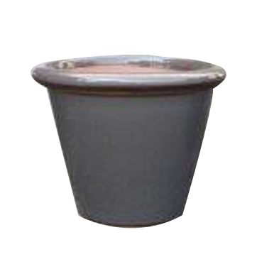halcy on pottery NC pot smokey grey