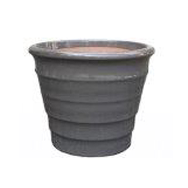 halcy on pottery smokey gray stanley pot
