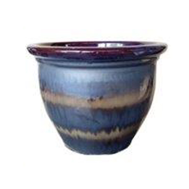 halcy on pottery broad spiral brown