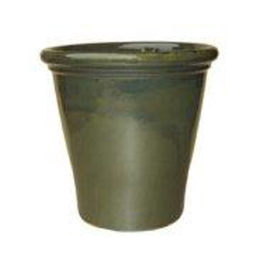 halcy on pottery storm dark green